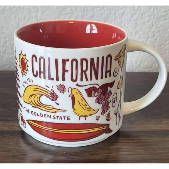 Starbucks Been There Series California Coffee Mug, 14oz, The Golden State, 2019 - Picture 1 of 4